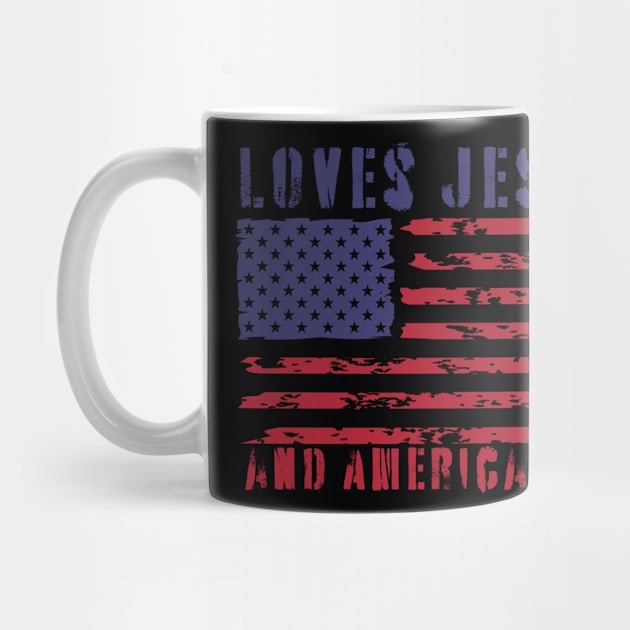 Loves Jesus And America Too by DesingHeven